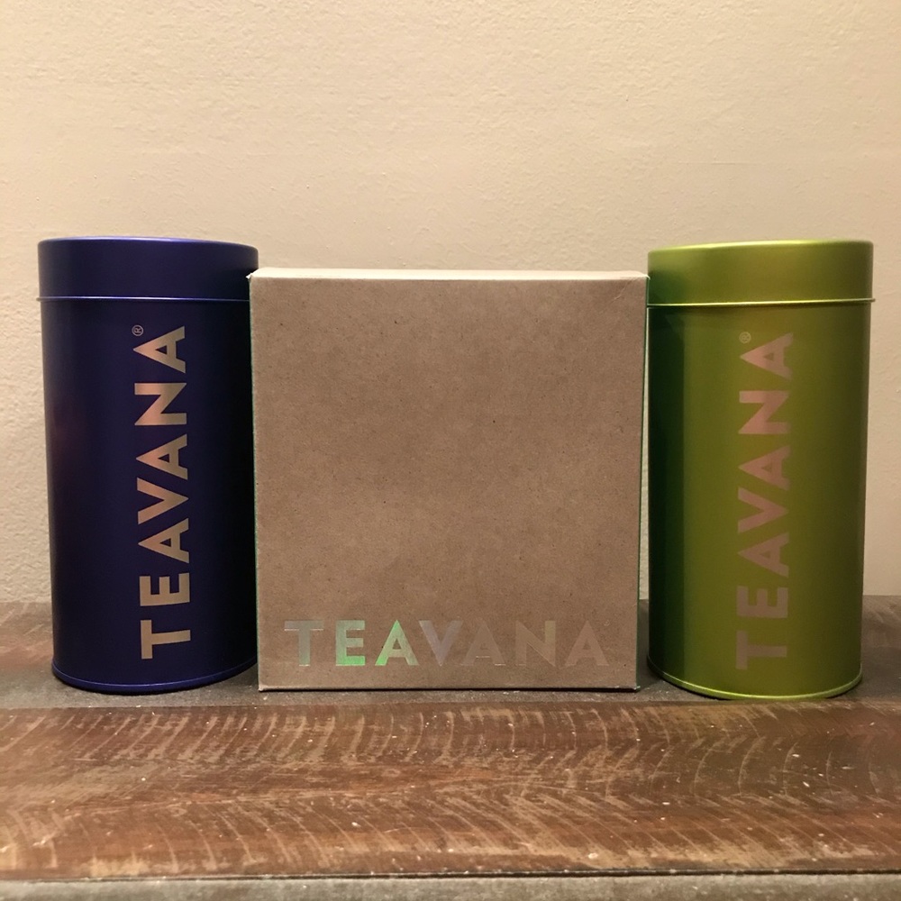 Teavana Perfectea Maker & 8oz Tea Tins